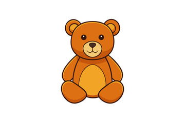 teddy bear isolated on white