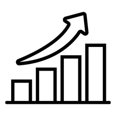 Growth chart icon 
