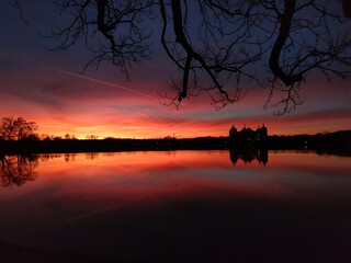 See und Sonnenuntergang