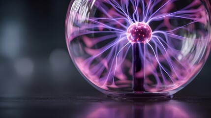 Explore the mesmerizing beauty of a plasma ball science experiment physics and electric discharge effect