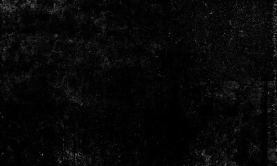 Obraz premium A dramatic, high-contrast, and abstract black grunge texture background featuring a distressed, scratched, and weathered surface, ideal as a moody overlay or dark, cinematic backdrop.