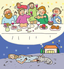 Luke 16：19 The Rich Man and Lazarus
ルカによる福音書 16章19節 金持ちとラザロ