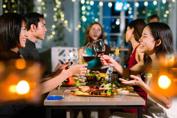 food and Drink, wine red and for a friendly, in a bar or a restaurant 