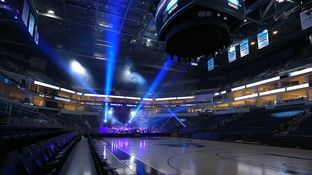 Sophisticated sports venue lighting design services incorporating dramatic illumination and broadcast compatibility enable arenas to create atmospheric environments that enhance li