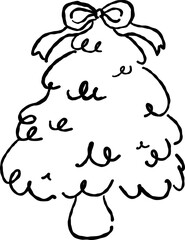 Hand Drawn Christmas Tree