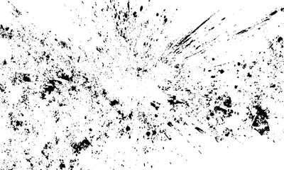 Fototapeta premium Distressed black texture with chips and scratches grunge overlay , Transparent background grunge texture with cracks and dirt