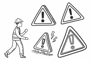 warning triangle sign