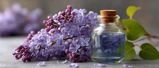 Lilac Essence Purple blooms and potion