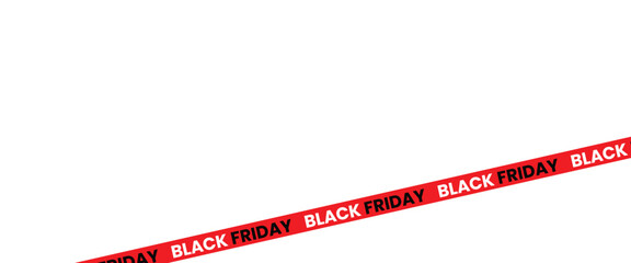 ribbons for black friday sale transparent png or isolated on white background, Crossed ribbons. Big sale. Graphic elements. Vector illustration