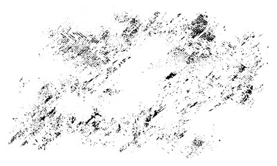 Fototapeta premium Vintage black and white grunge background transparent overlay .Dark dirty grunge texture vector with cracks and dust particles