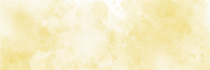 Abstract Yellow watercolor on white background.This is watercolor splash.