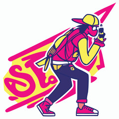 Fototapeta premium T-shirt design