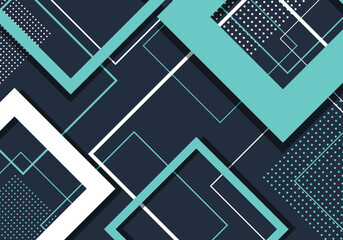 Modern banner background abstract geometric lines shapes