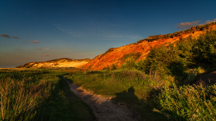 Sommer auf Sylt am Morsumer Kliff