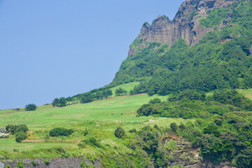 Seongsan Cliffs above the Reef