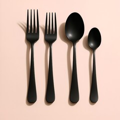 Kitchen knife with wooden handle isolated on plain neutral grey background, sharp focus and clarity.