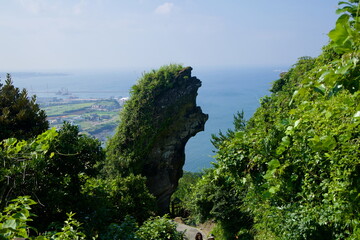 Beak‑Shaped Outcrop above Sea