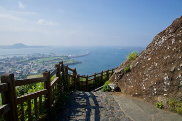 Railed Path above the Harbor