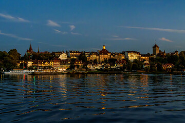 Murten zur goldenen Stunde