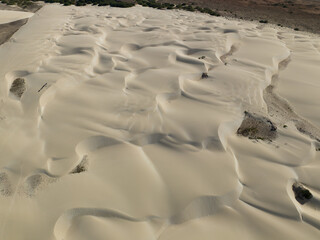 Sand dunes from the top