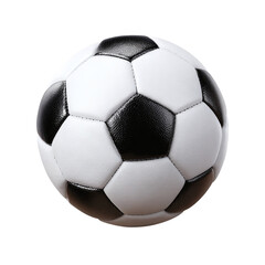 Classic soccer ball isolated on transparent background