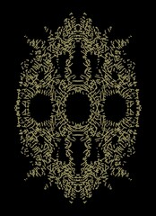 Minimal abstract image for printing. Picture for modern interiors. The picture is painted by hand on a tablet.