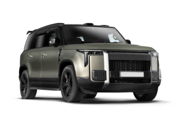 An Suv ehicle photographed from the front-right side on a transparent background