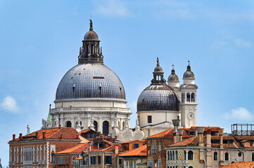 Fototapeta premium Basilica Santa Maria della Salute in Venice, Italy.