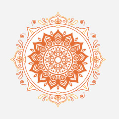 Decorative Floral Mandala Vector Illustration