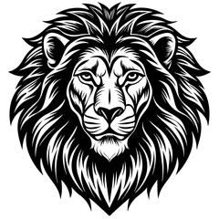 Fototapeta premium lion head vector