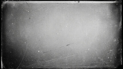 Black and white vintage film overlay, fine grain noise, subtle vignette, light scratches and dust, analog photo aesthetic, monochrome minimalist background