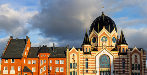 the New Liberal Synagogue building in Kaliningrad, Kaliningrad region, Russia