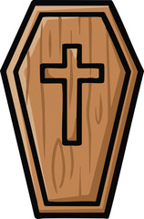 Obraz premium cross on a black background