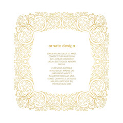 Vector frames for design template. Floral borders. Ornate decor for save the date, birthday, greeting card, wedding invitation, leaflet, poster, certificate, thank you message.