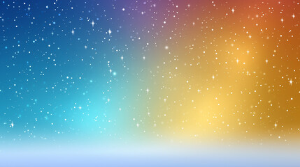 キラキラ輝くグラデーションの幻想的冬のグラフィック背景素材