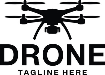 Modern drone technology concept with 