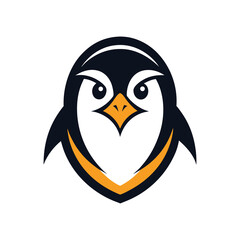 penguin on a white background