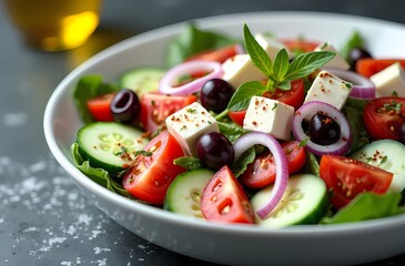 fresh vegetable salad