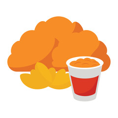 cup of coffee and muffin