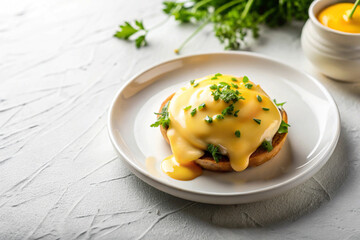 Baked potatoes with sour cream