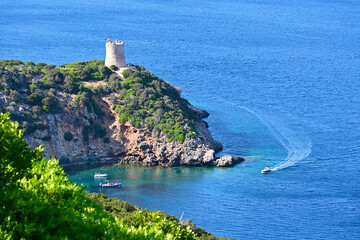 Torre del Bol (Torre del Bolo), Capo Caccia area, Sardinia, Italy