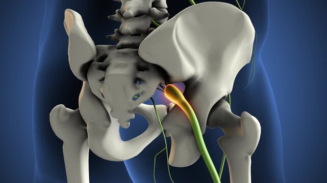 Right sided schwannoma of the sciatic nerve
