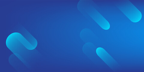 Abstract blue background with diagonal lines. Dynamic shapes composition. Vector illustration