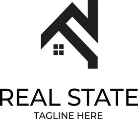 elegant real estate logo modern and stylish 