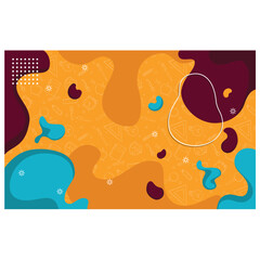 orange brown flat liquid backgrounds templates