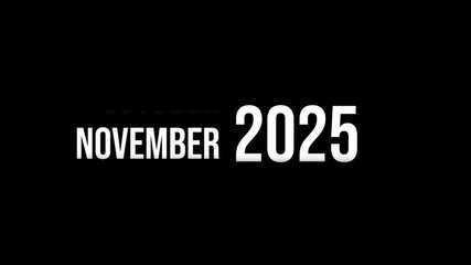 2025 Year Cover with months January to December 2025 to 2026