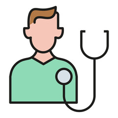 patient vector icon