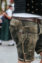 Traditional dance in upperaustria, pyhrn priel region