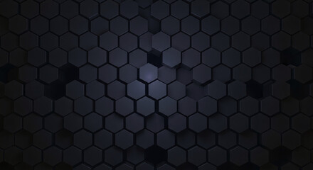 Hexagonal dark pattern.