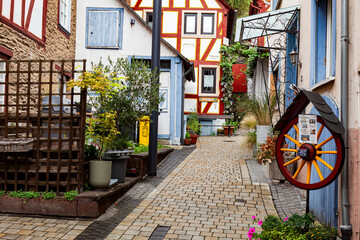 Half-timbered house, Braubach, Rhein-Lahn-Kreis district, Rhineland-Palatinate, Germany, Europe